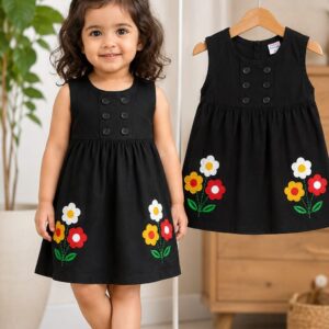 Baby Girls Black Dress