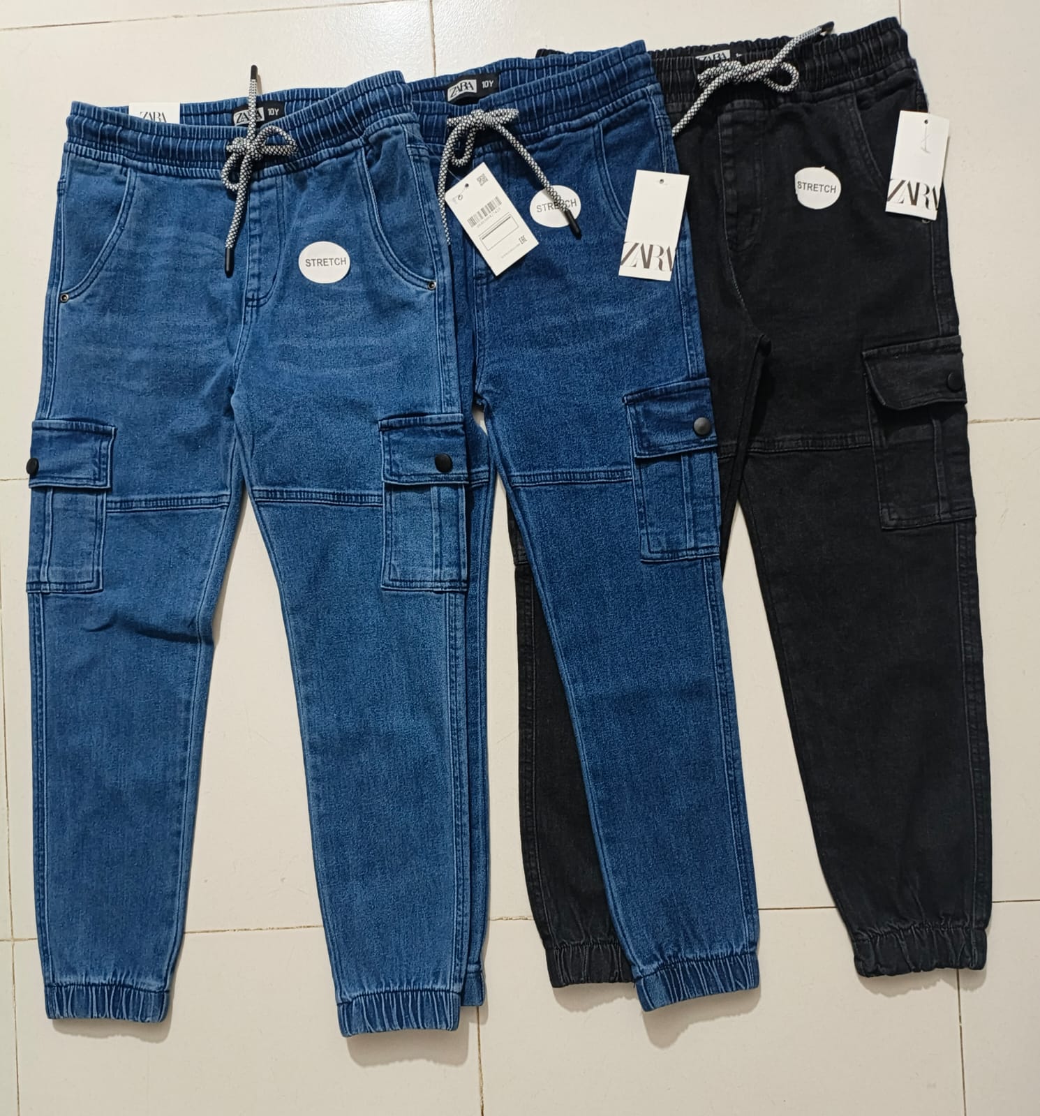 Zara Boys’ Denim Jogger Black - Image 2