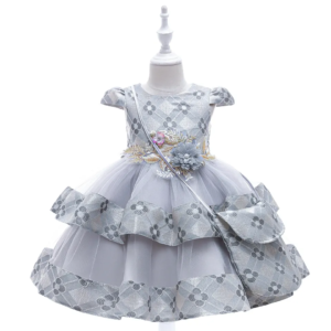 Embroidery Fashion Flower Girl