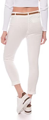 Ladies Twilt Chino Slim- Cream Color