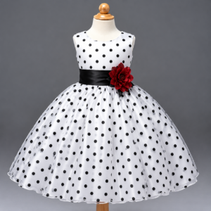 Girls Polka Dot China Dress
